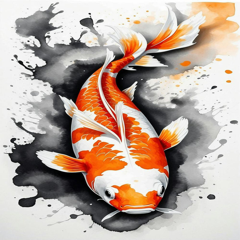 Koi Fish Painting 1