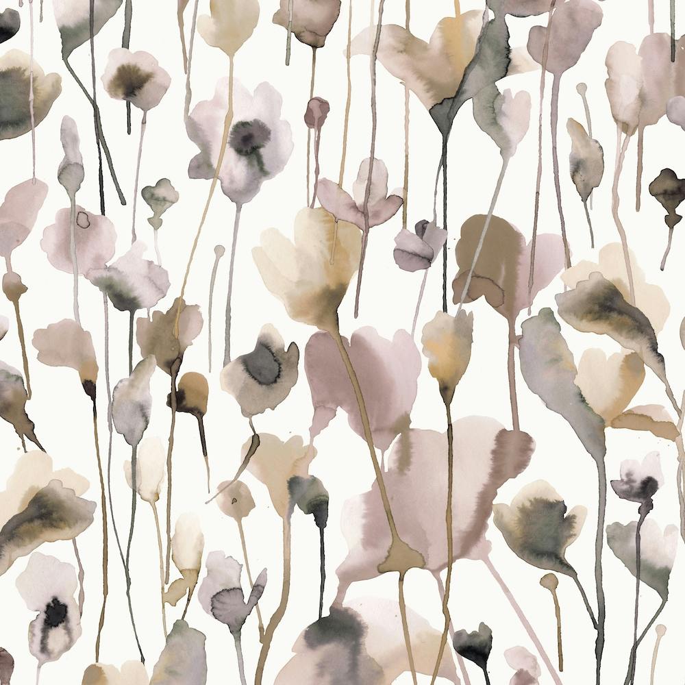 Summer Wild Rustic Flowers Neutral Square