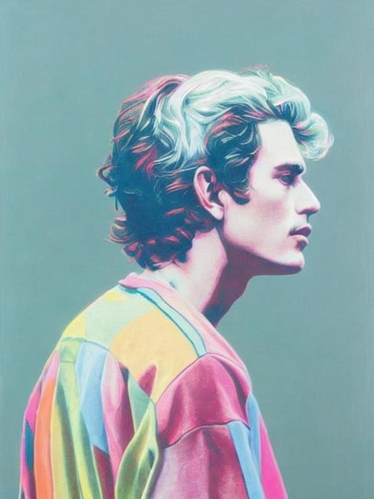 John Mayer Colourful Illustration
