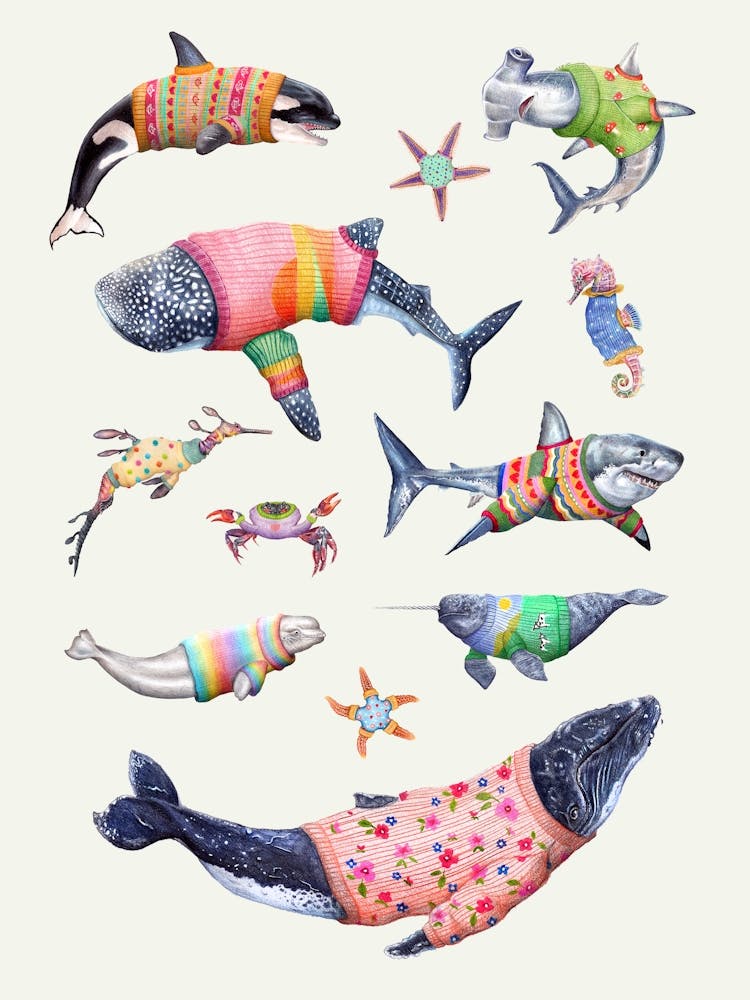 Sealife In Sweaters