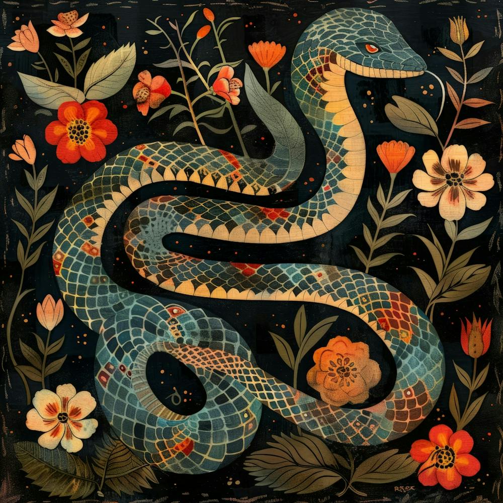 Snakes And Flowers 2