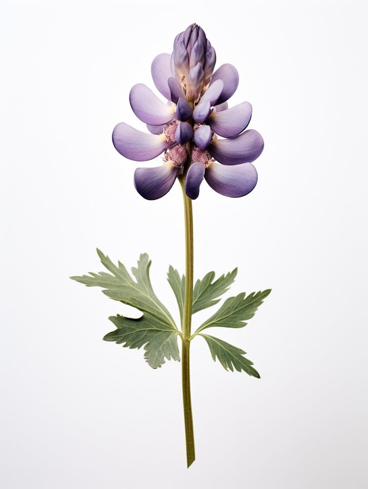 Pressed Wildflower Botanical Art Lupine 2