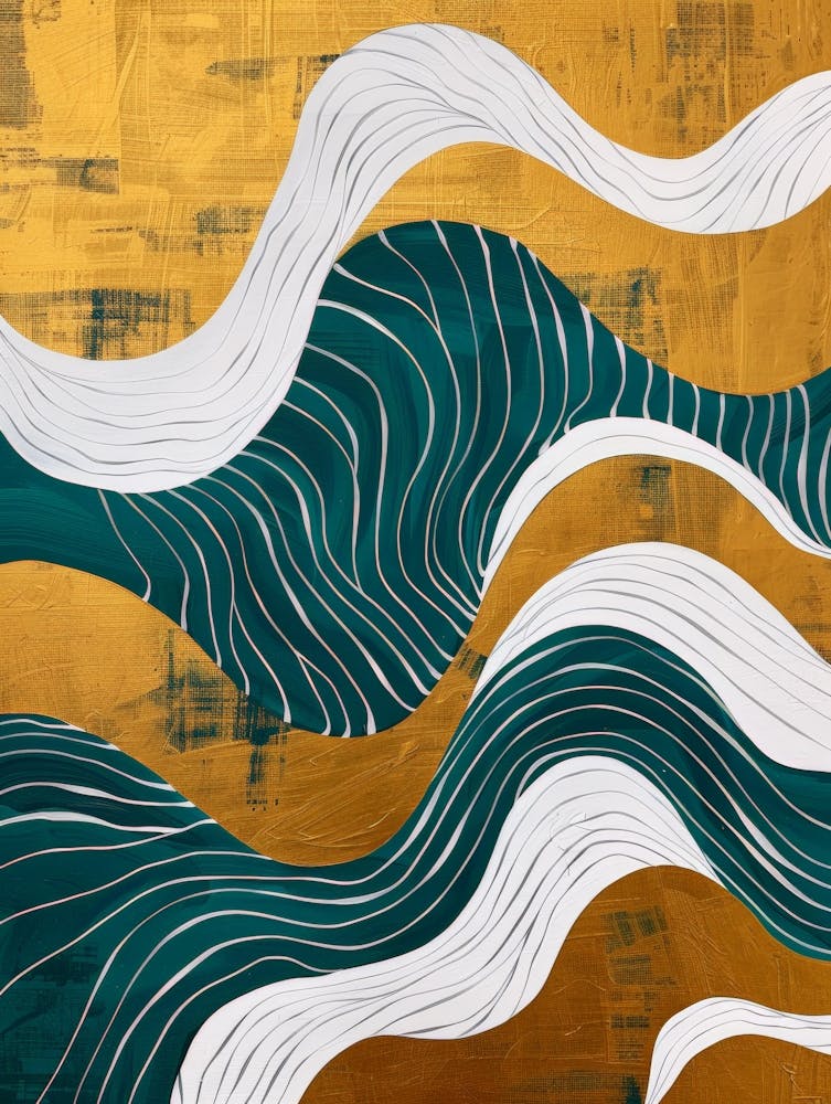Abstract Wave Painting 8