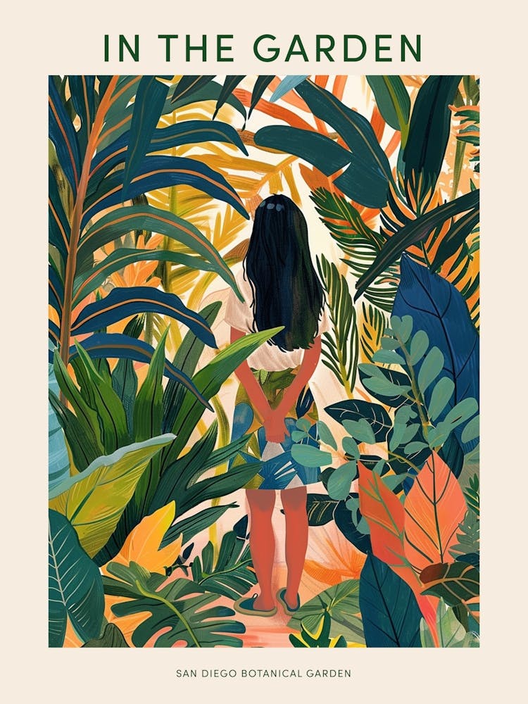 In The Garden Poster San Diego Botanical Garden 2