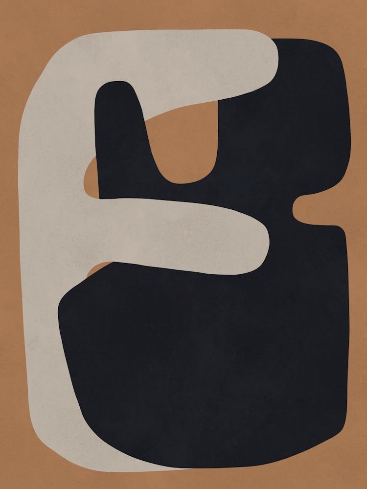 Abstraction on brown background 1