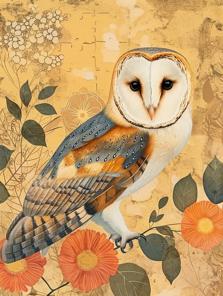 Barn Owl Painting 6