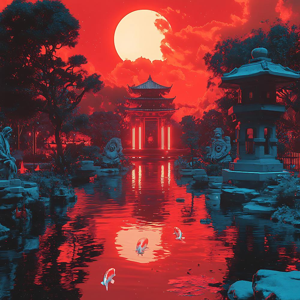 Futuristic Samurai Garden 7