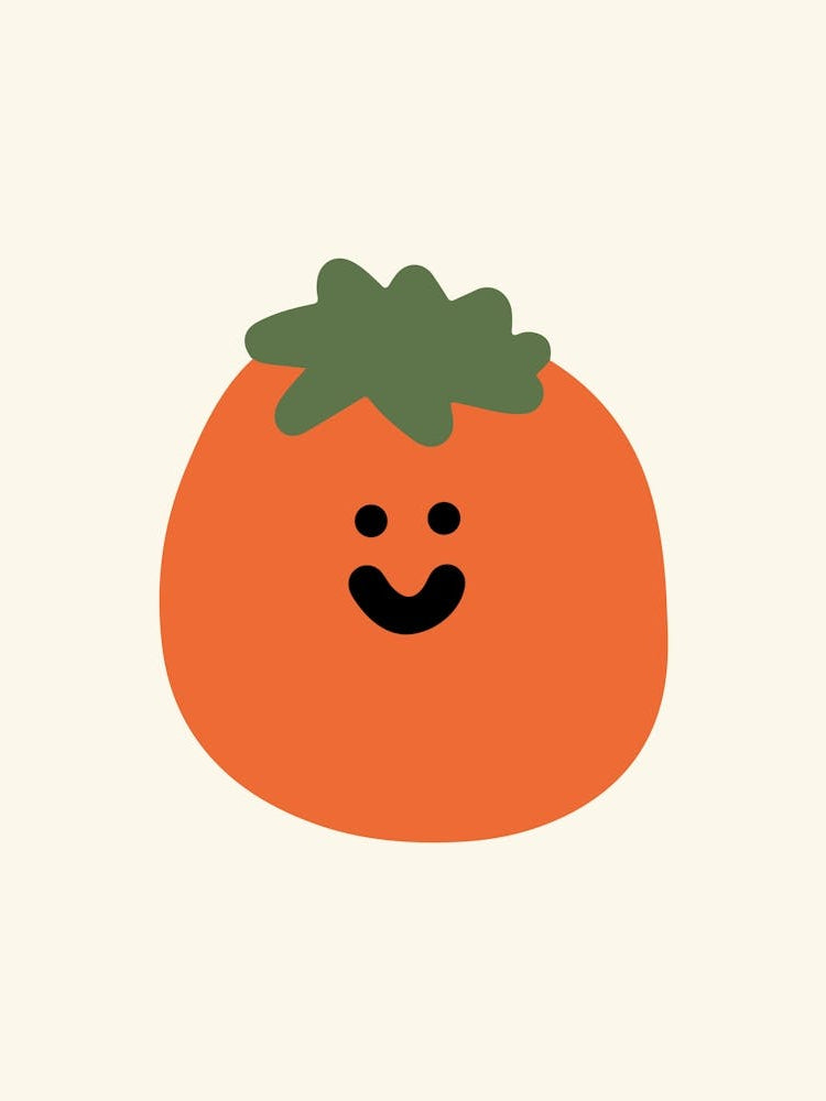 Happy Orange Illustration