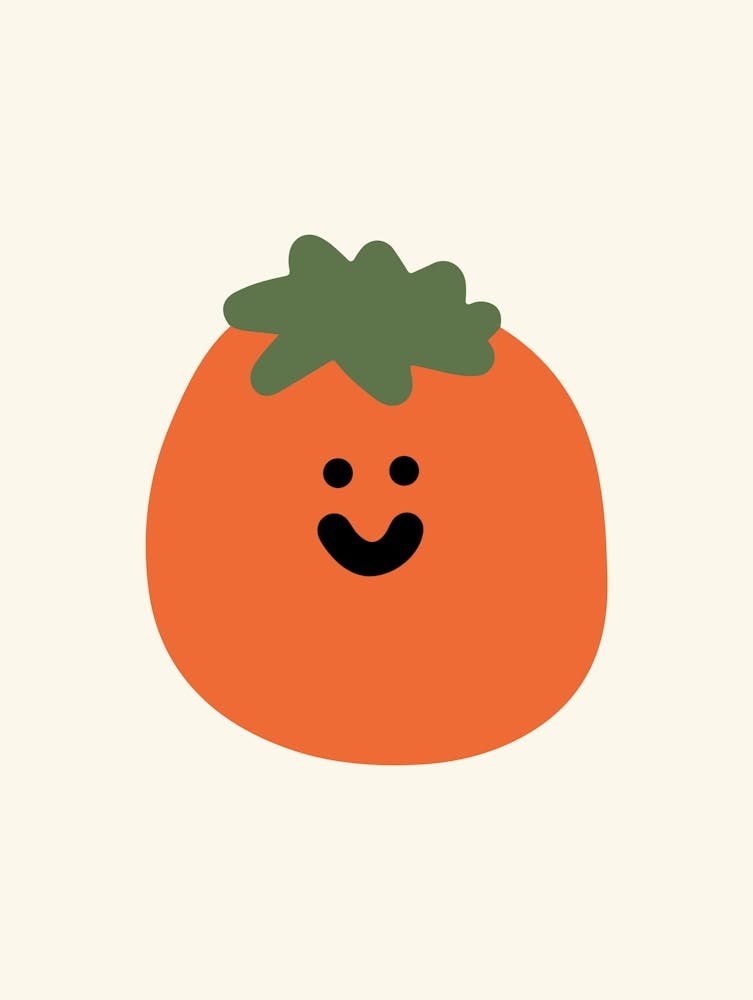 Happy Orange Illustration