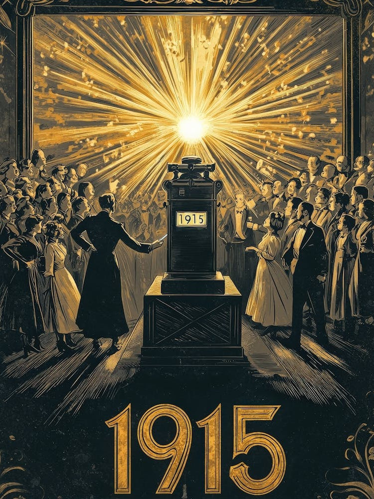 Aihrgdesign A Nostalgic Poster For An Early 1915 Cinema Scree 784a0eb9 4870 4ed2 84ee 650e43f89062 2