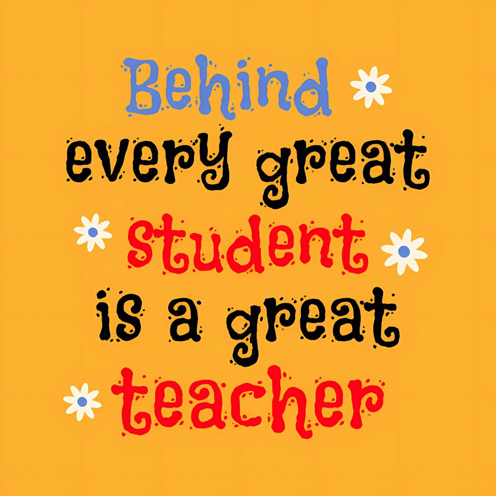 Behind Every Great Student Is A Great Teacher