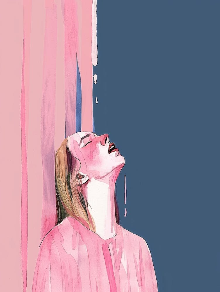 Girl With Pink Hair 6