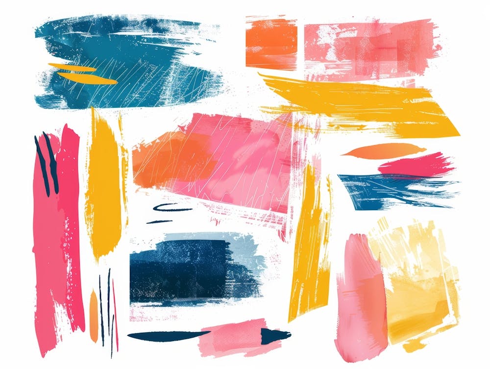 Abstract Brushstrokes 44