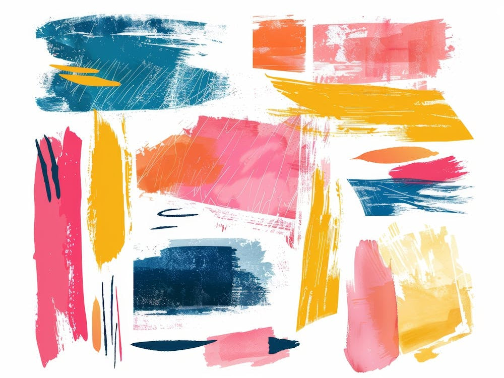 Abstract Brushstrokes 44