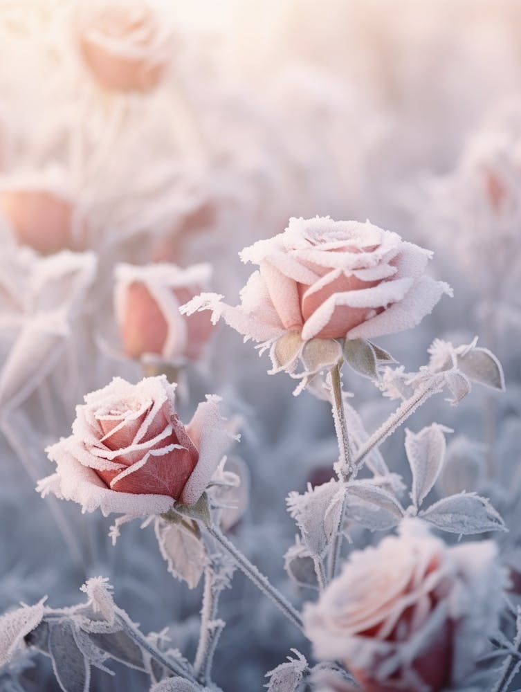 Frosty Botanical Rose 3