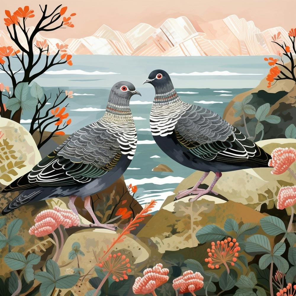 Bird In Nature Pigeon 1