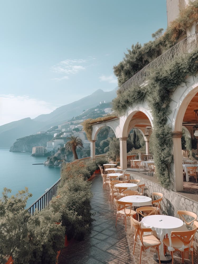 Surreal Amalfi Coast Summer Vintage Photography