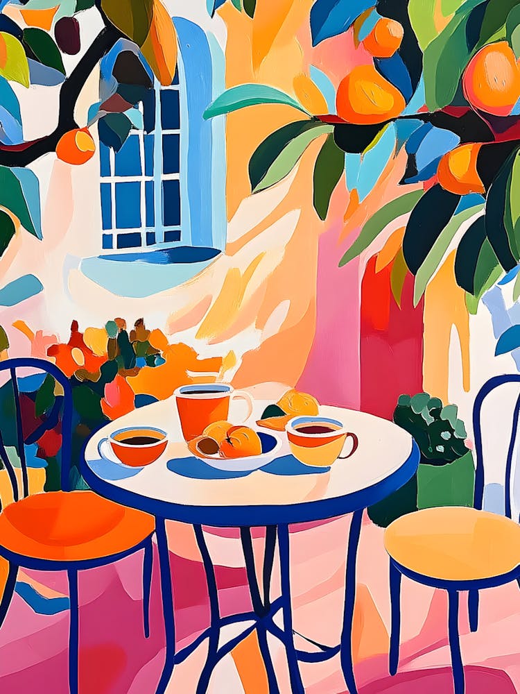 Oranges On The Patio 1