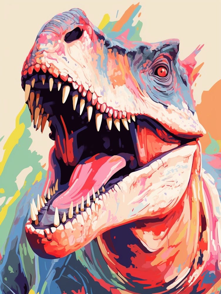 Colourful Dinosaur Carnotaurus 2