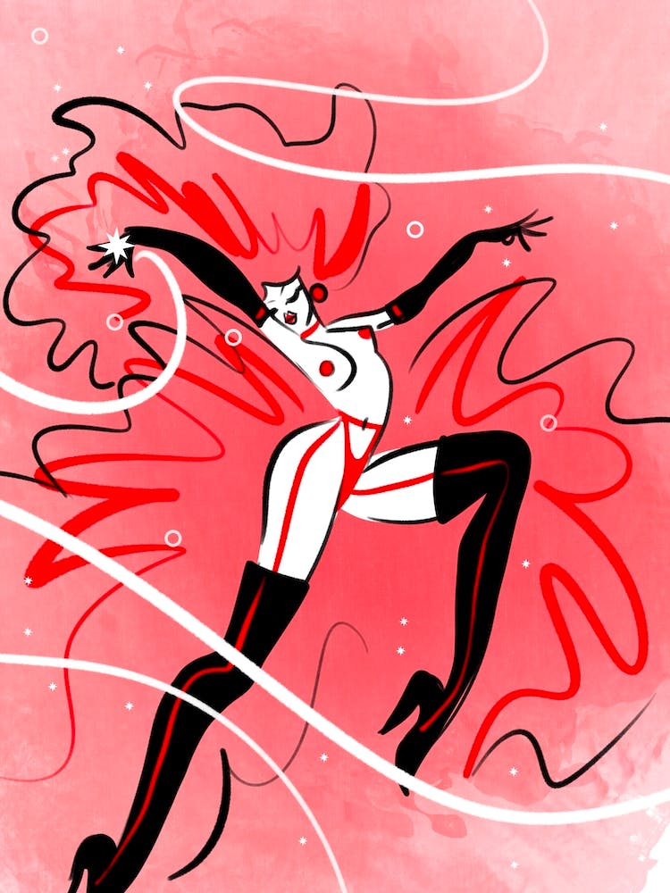 Moulin rouge show girl