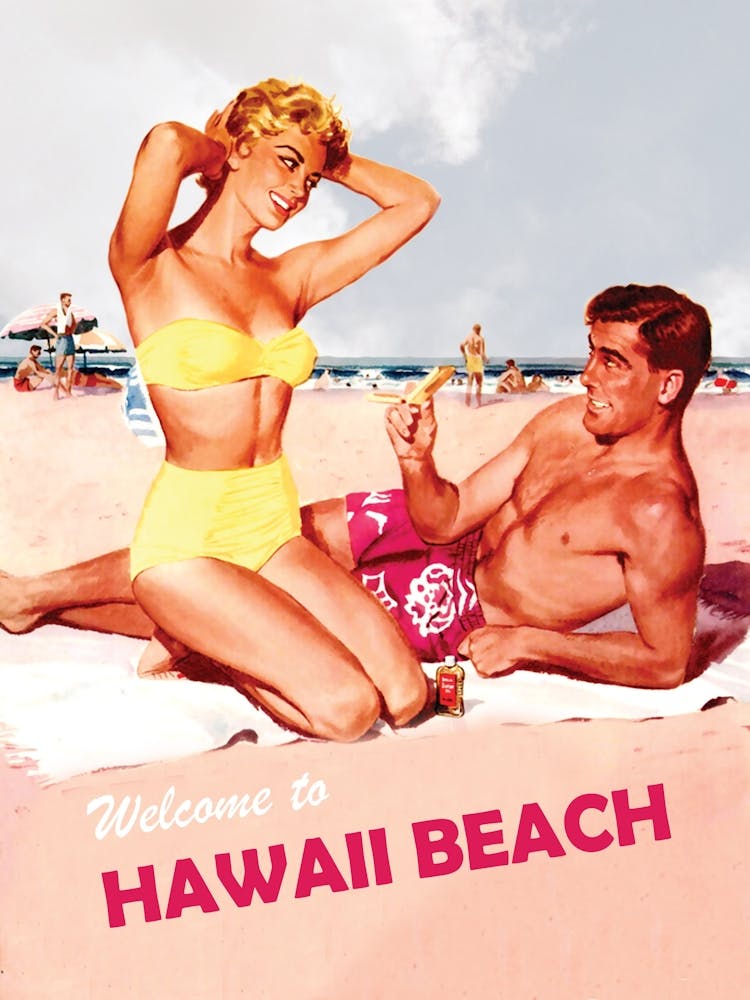 Couple On Hawaii Beach