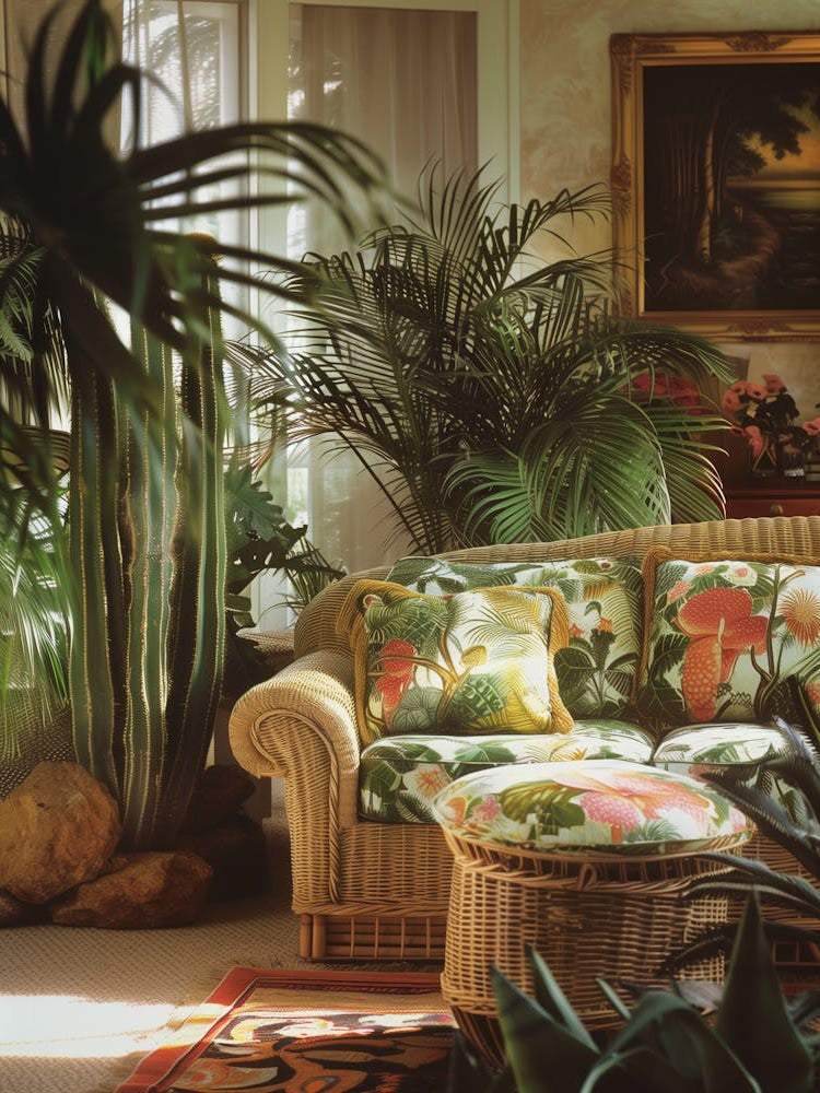 Tropical Vibes Living Room