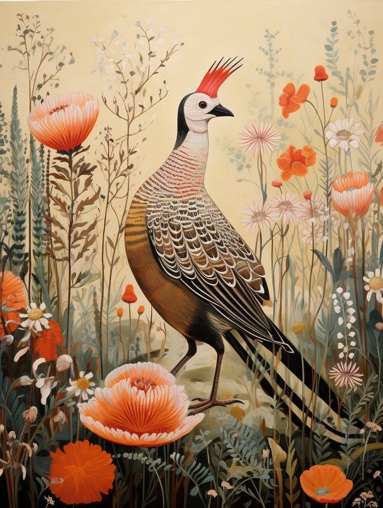 Faisan 8 Peinture d'oiseau détaillée