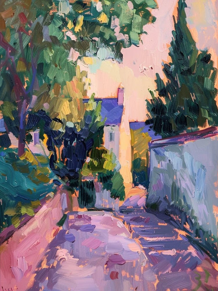 The University Of Texas At Austin Texas Oil Painting 3