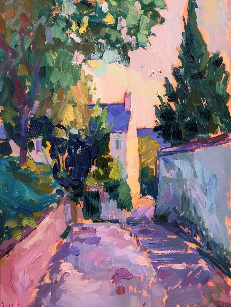 The University Of Texas At Austin Texas Oil Painting 3