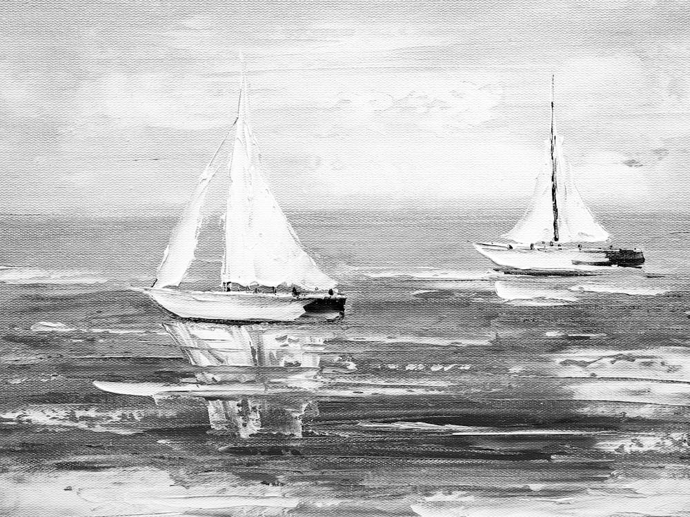 Sailboats In The Sea