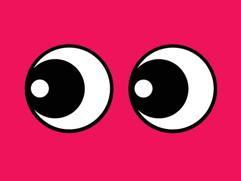 Making Eyes Left Magenta