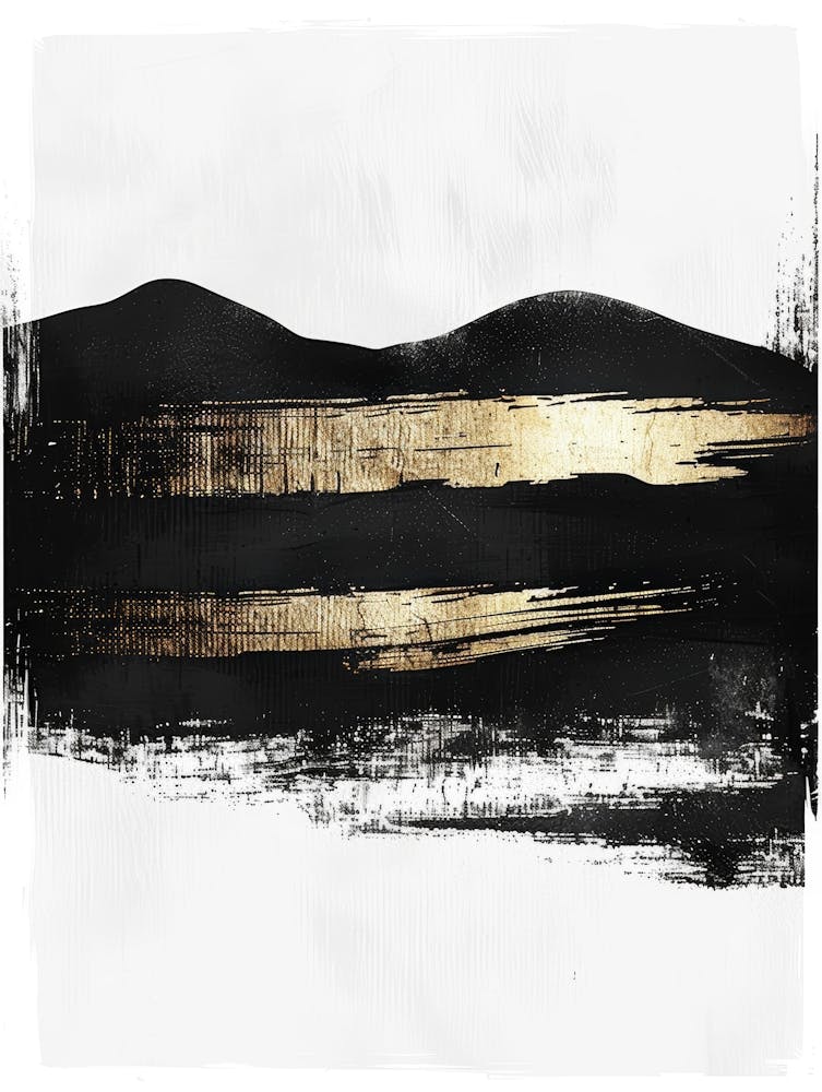 Black And Gold Canvas Print 58