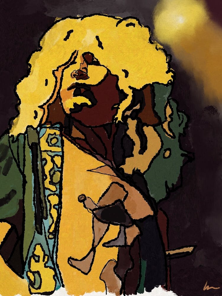 Robert Plant of Led Zeppelin