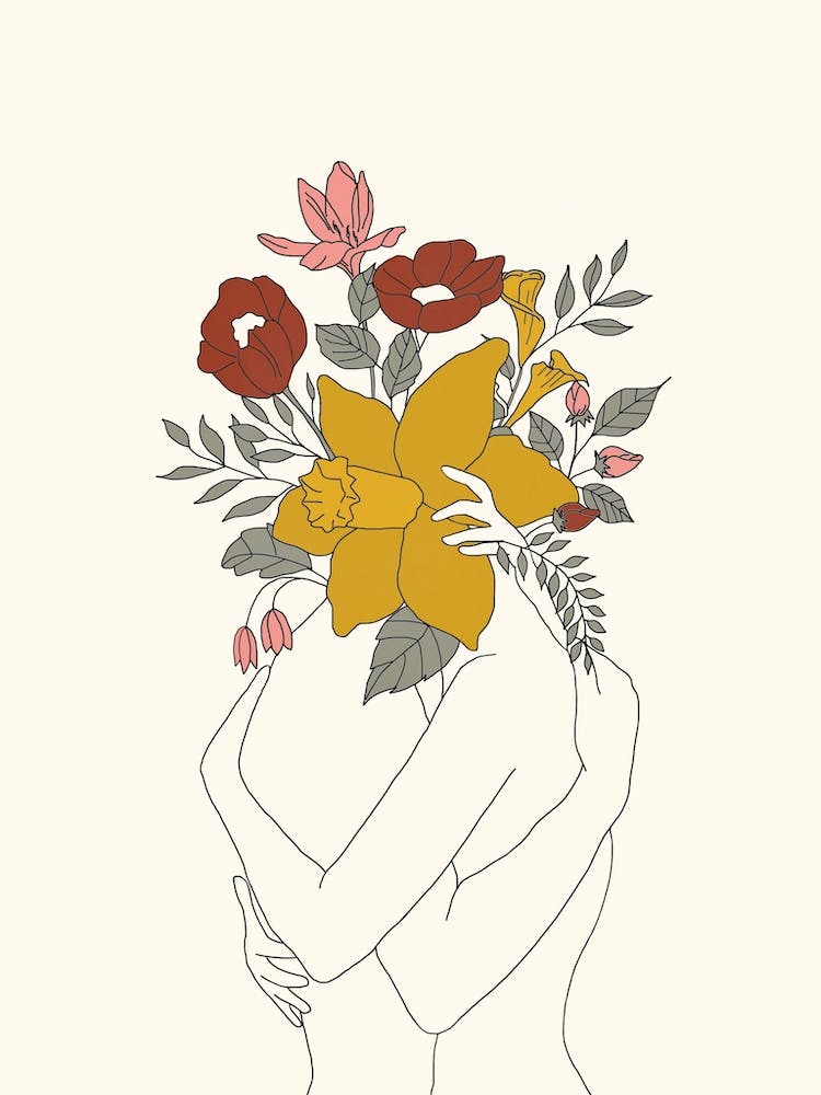 Colorful Blossom Hug