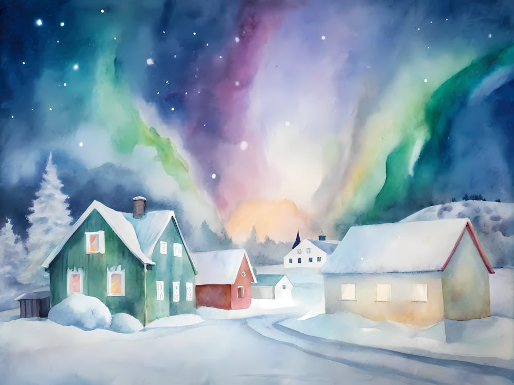 Reykjavik Islande Une Scène Vintage 1