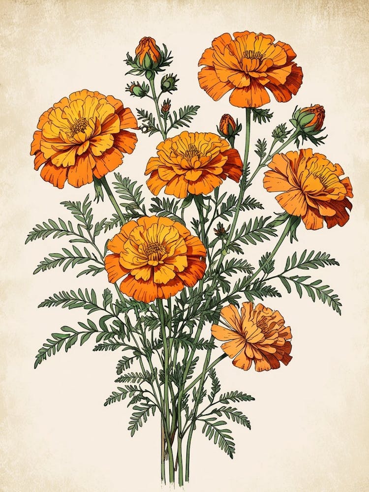 Œillets Oranges