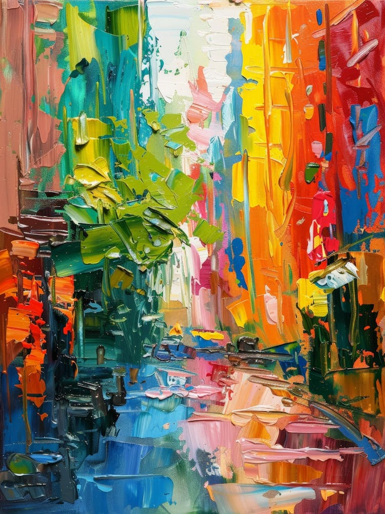 Colorful City Street 1