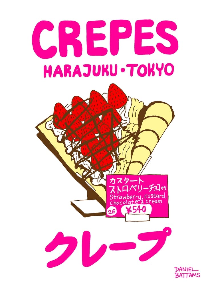 Tokyo Crepe Strawberry