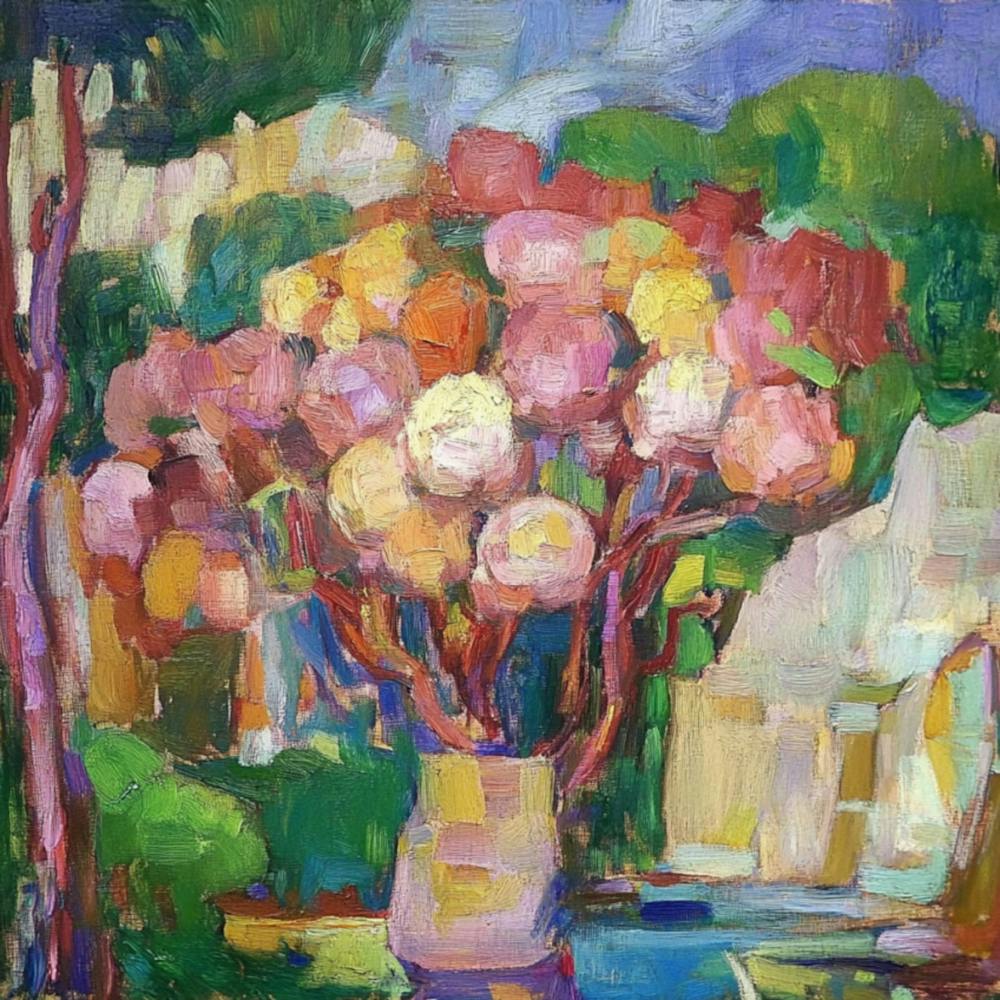 Blumen in einer Vase Mallorca