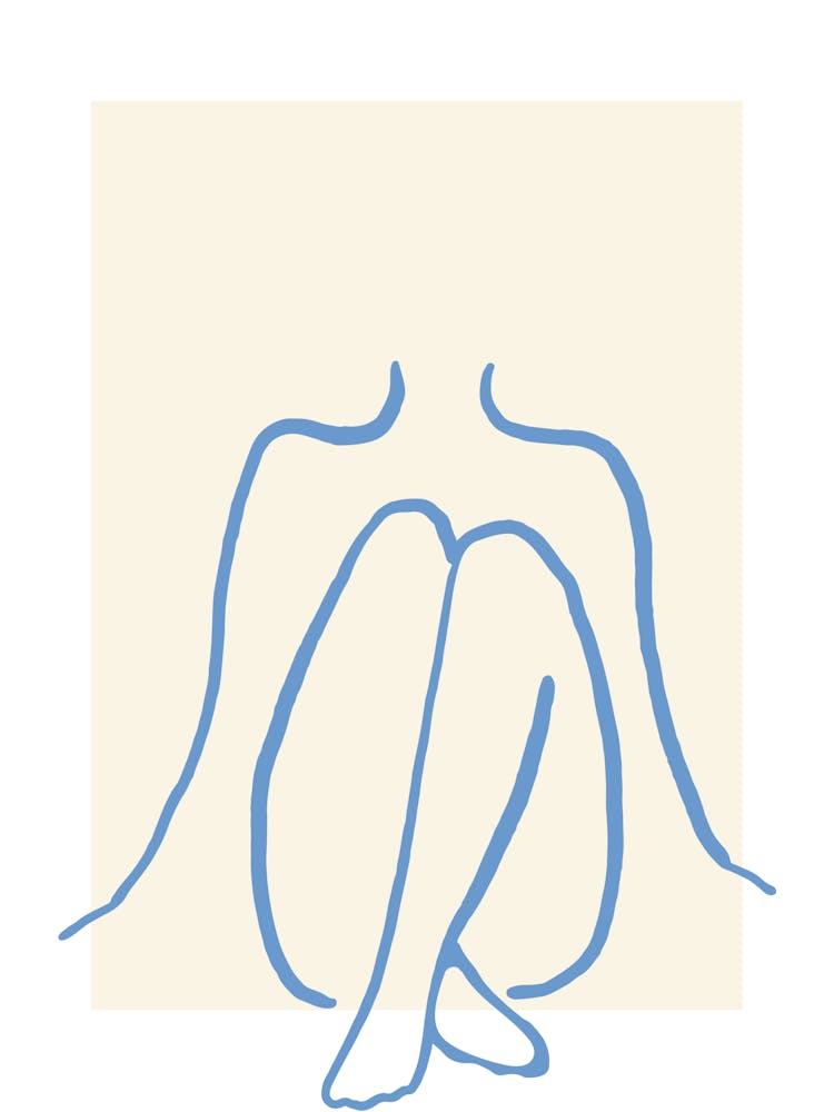 Woman Sitting On The Floor 2