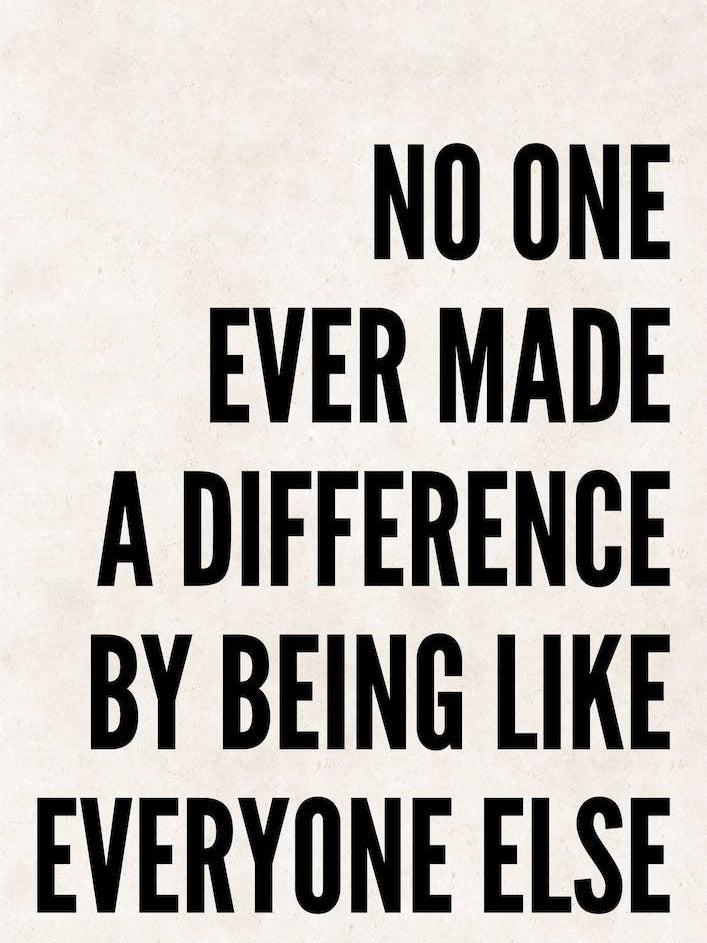 No One Ever Made A Difference Black And Beige