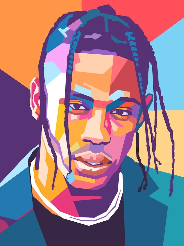 Travis Scott wpap art