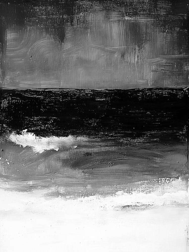 Black And White Painting 121