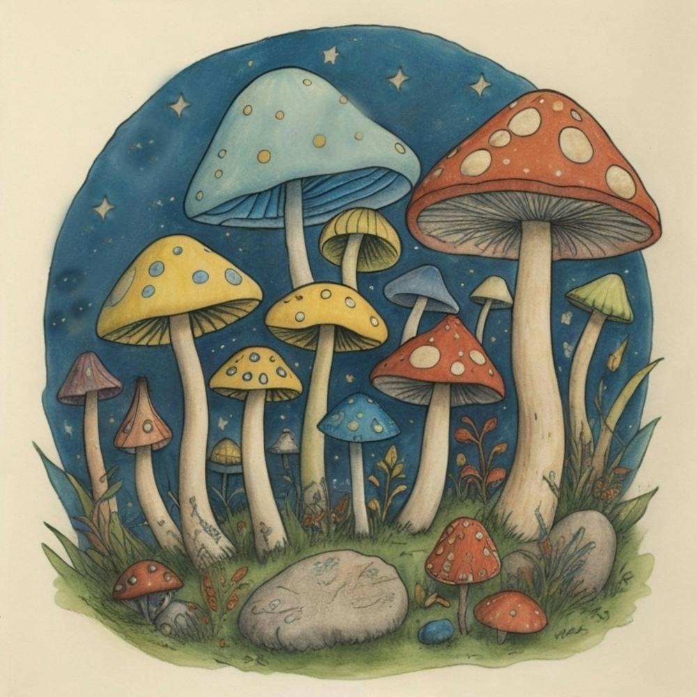 Mushrooms In The Night