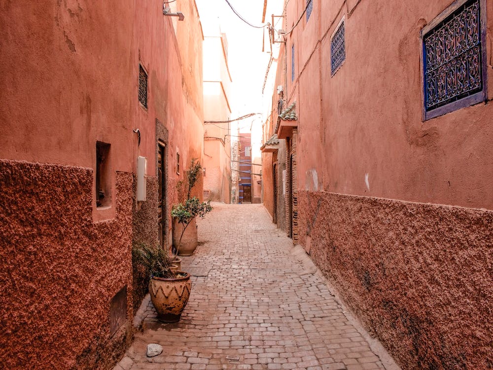 Streets Of Marrakech Morocco