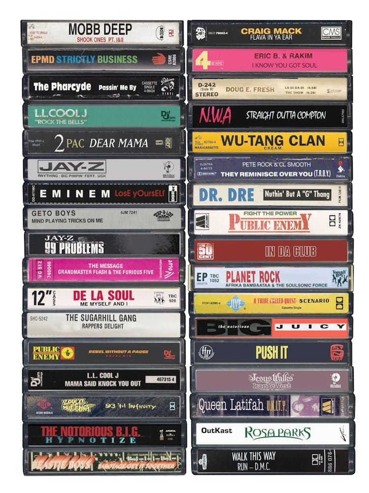 Hip Hop Anthems Poster - Vintage Cassette Print