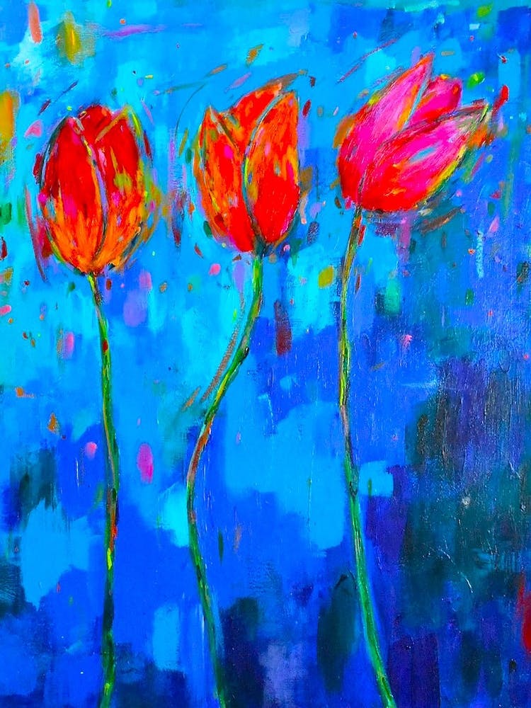 Three Tulips