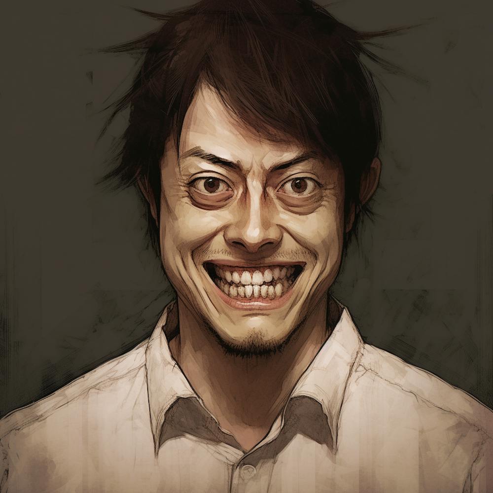 demon smile