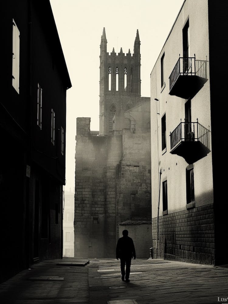 Lleida, Spain, Black And White Analogue Photography 2