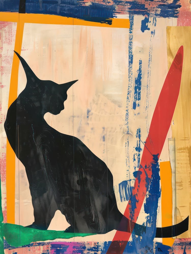 Cat 8 Cut Out Collage